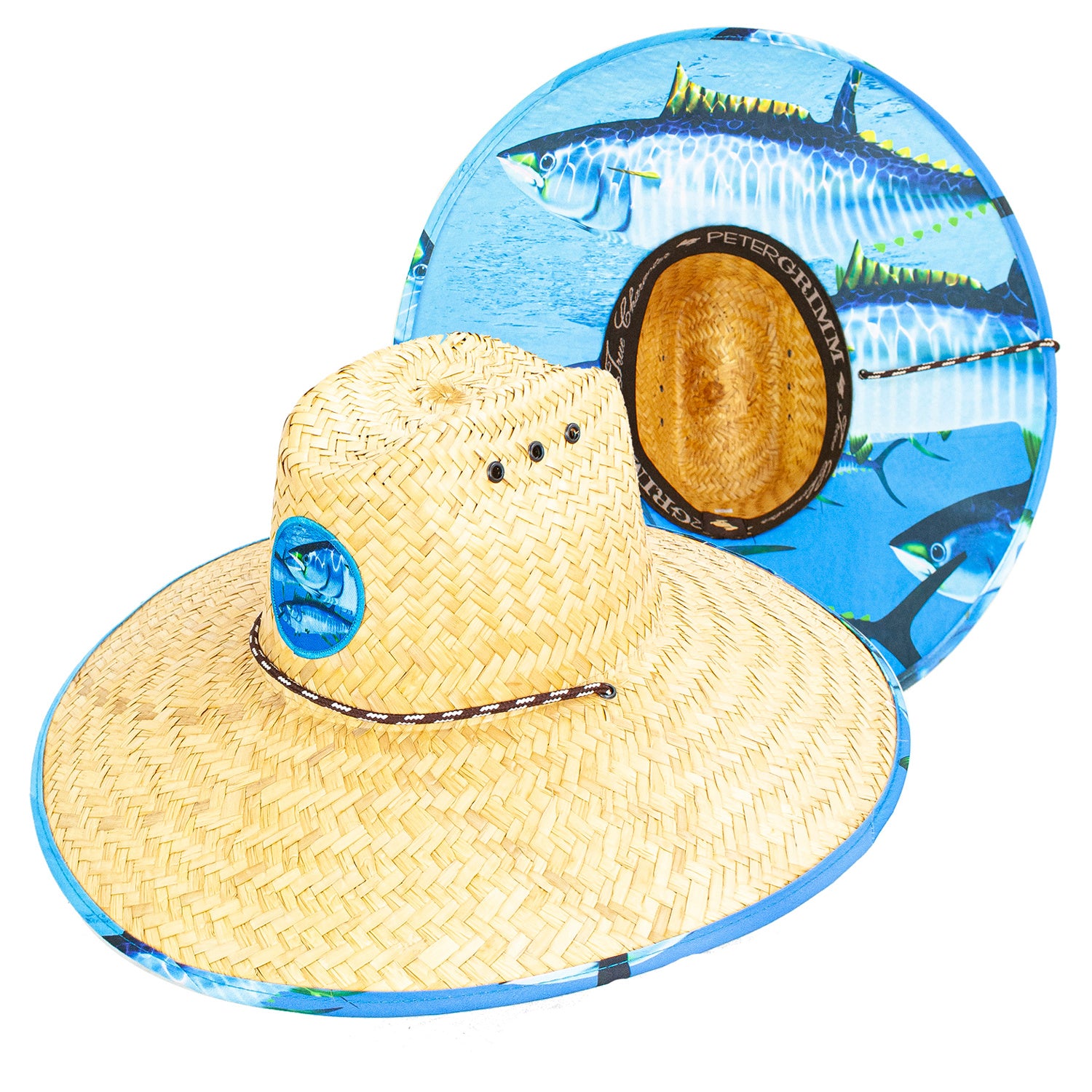 Tuna Straw Lifeguard Hat Doba Default